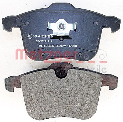 METZGER 1170481 Bremsbelagsatz, Scheibenbremse